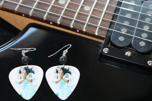 Diffuser Guitar Pick Earrings