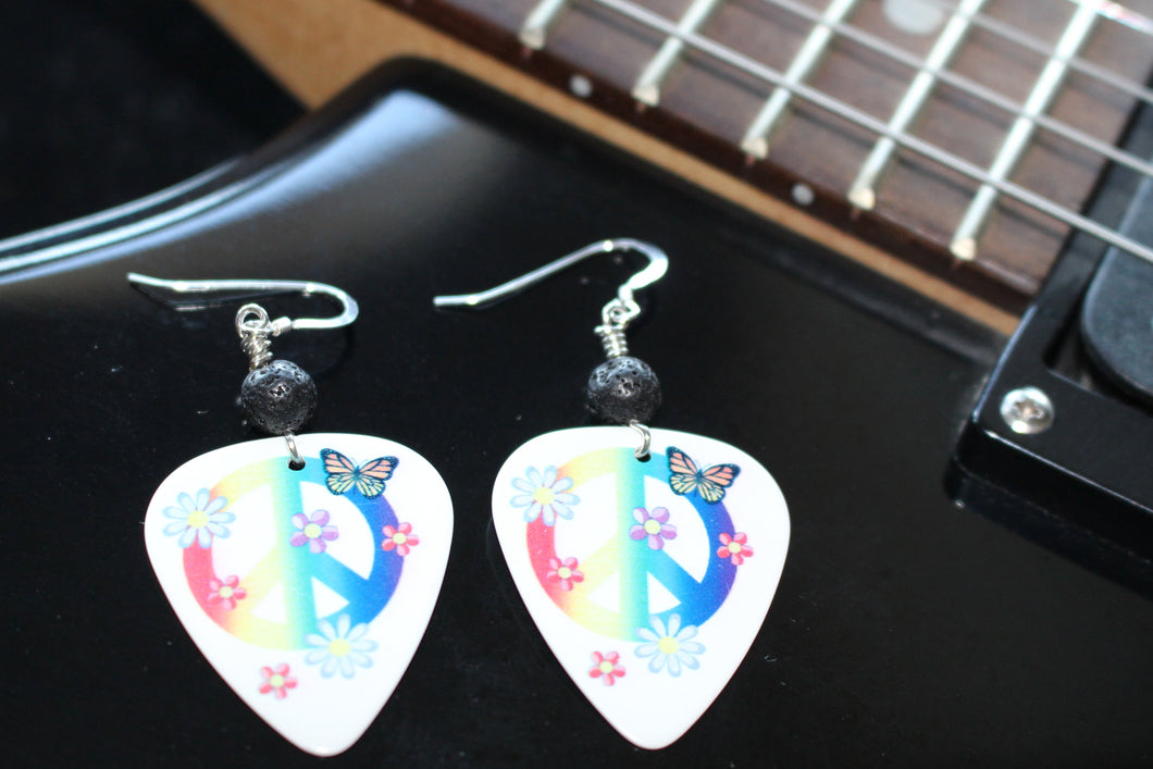Diffuser Guitar Pick Earrings