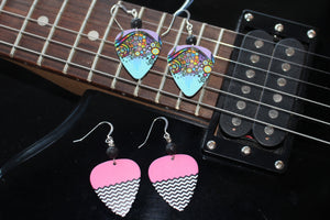 Diffuser Guitar Pick Earrings