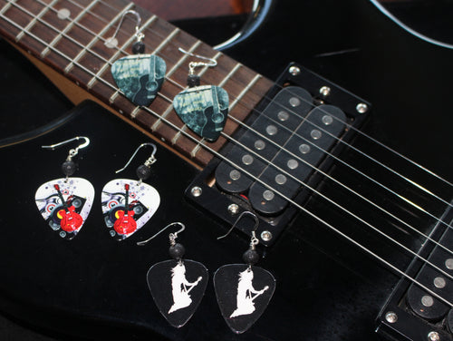 Diffuser Guitar Pick Earrings