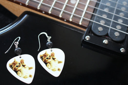 Diffuser Guitar Pick Earrings