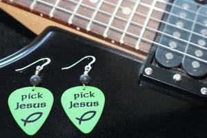 Diffuser Guitar Pick Earrings