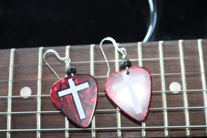 Diffuser Guitar Pick Earrings